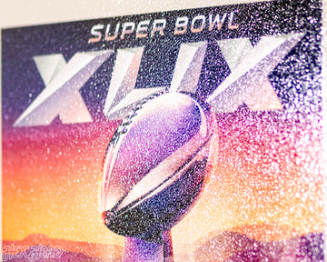 New England Patriots Super Bowl XLIX Ticket Stub Single Layer Metal Wall Art