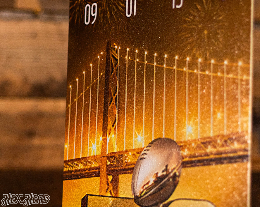 Denver Broncos Super Bowl 50 Ticket Stub Single Layer Metal Wall Art