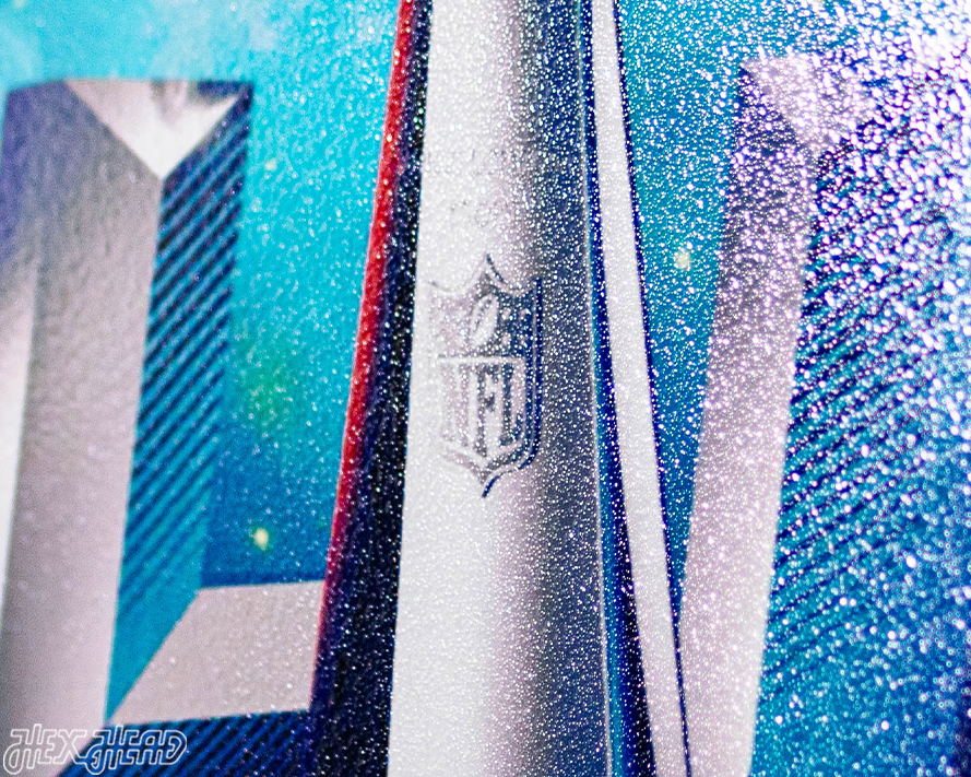 New England Patriots Super Bowl LI Ticket Stub Single Layer Metal Wall Art