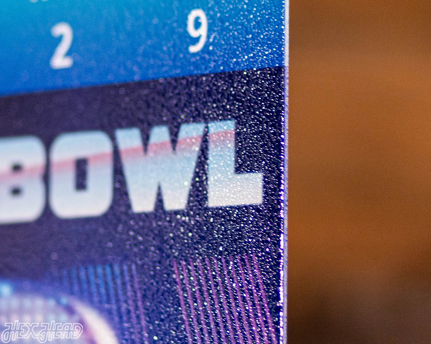 Philadelphia Eagles Super Bowl LII Ticket Stub Single Layer Metal Wall Art