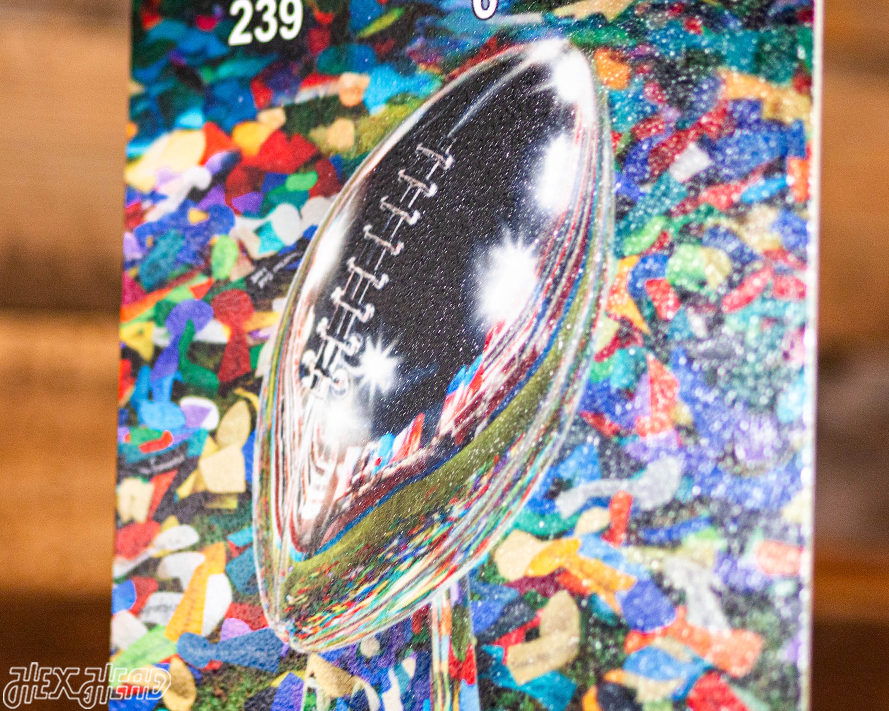 Tampa Bay Buccaneers Personalized Super Bowl LV Ticket Stub Single Layer Metal Wall Art