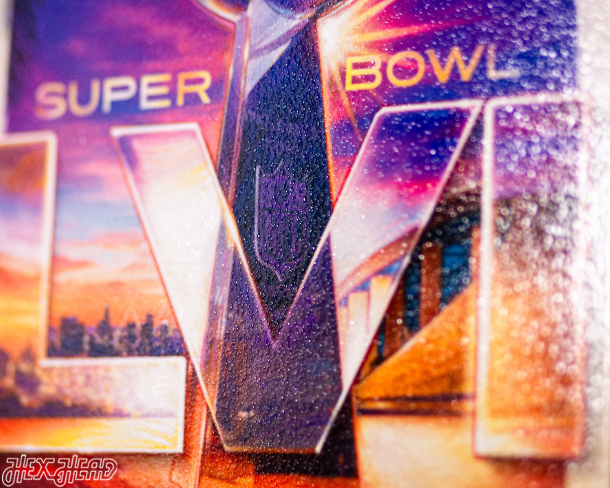 Los Angeles Rams Super Bowl LVI Ticket Stub Single Layer Metal Wall Art