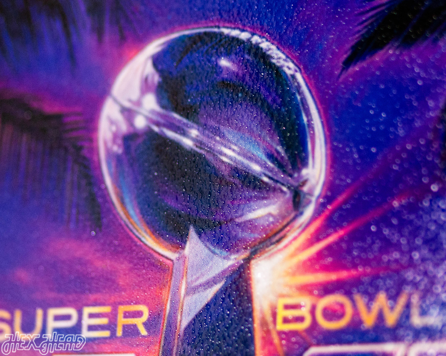 Los Angeles Rams Super Bowl LVI Ticket Stub Single Layer Metal Wall Art