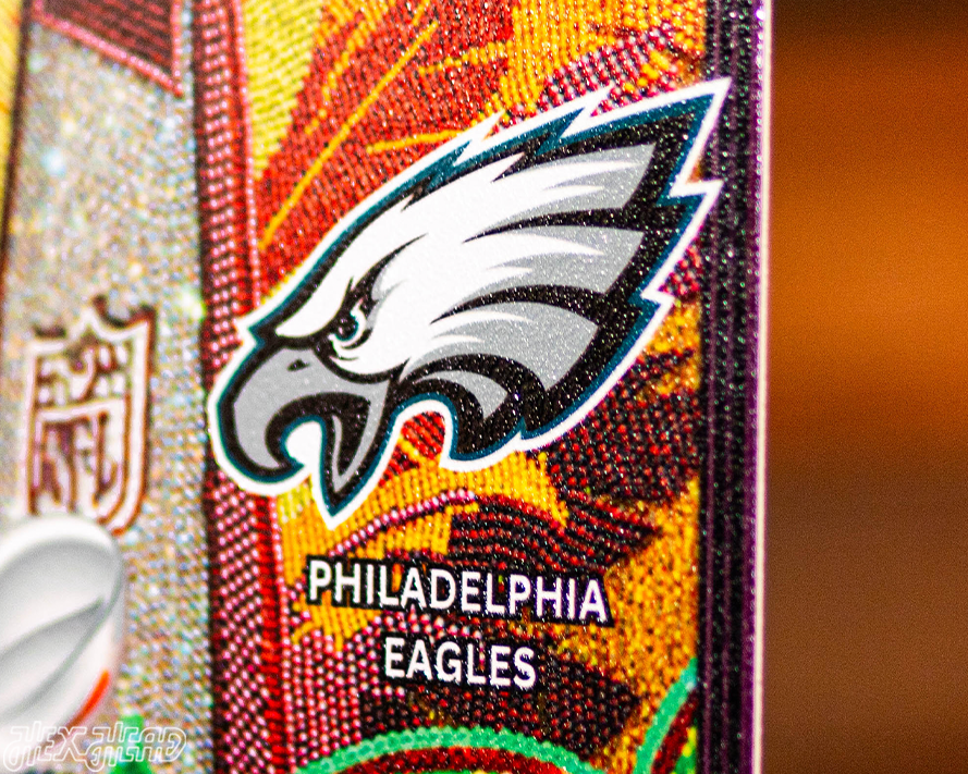 Philadelphia Eagles Super Bowl LIX Ticket Stub Single Layer Metal Wall Art
