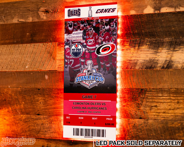 2006 Stanley Cup Ticket Stub Single Layer Metal Wall Art