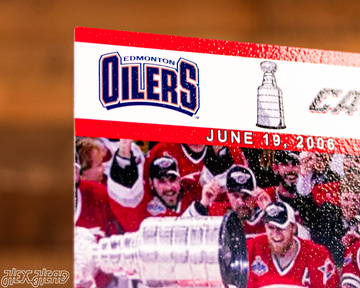 Personalized 2006 Stanley Cup Ticket Stub Single Layer Metal Wall Art