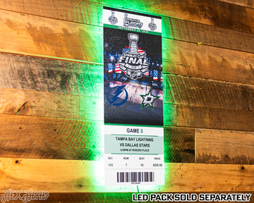 Tampa Bay Lightning 2020 Stanley Cup Ticket Stub Single Layer Metal Wall Art