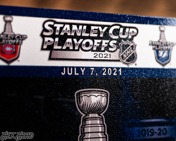 Tampa Bay Lightning 2021 Stanley Cup Ticket Stub Single Layer Metal Wall Art