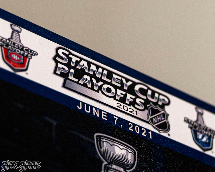 Tampa Bay Lightning 2021 Stanley Cup Ticket Stub Single Layer Metal Wall Art