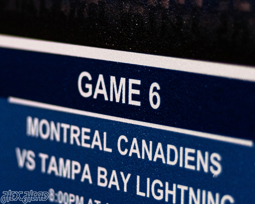 Tampa Bay Lightning 2021 Stanley Cup Ticket Stub Single Layer Metal Wall Art