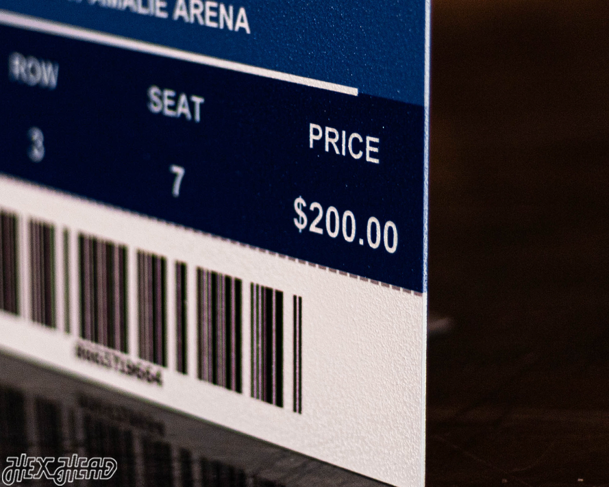 Tampa Bay Lightning 2021 Stanley Cup Ticket Stub Single Layer Metal Wall Art