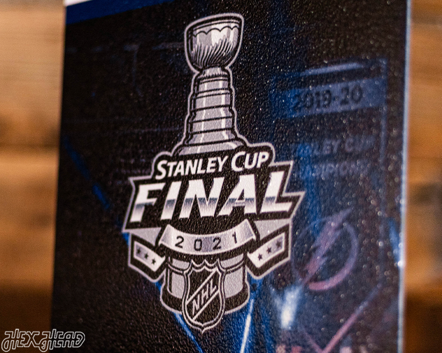 Tampa Bay Lightning 2021 Stanley Cup Ticket Stub Single Layer Metal Wall Art