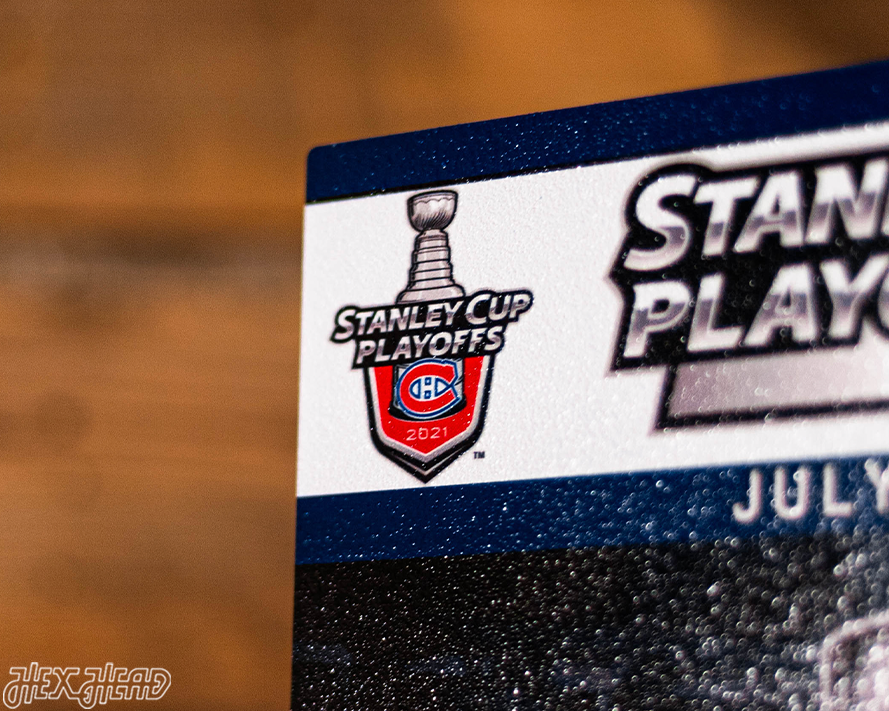 Tampa Bay Lightning 2021 Stanley Cup Ticket Stub Single Layer Metal Wall Art