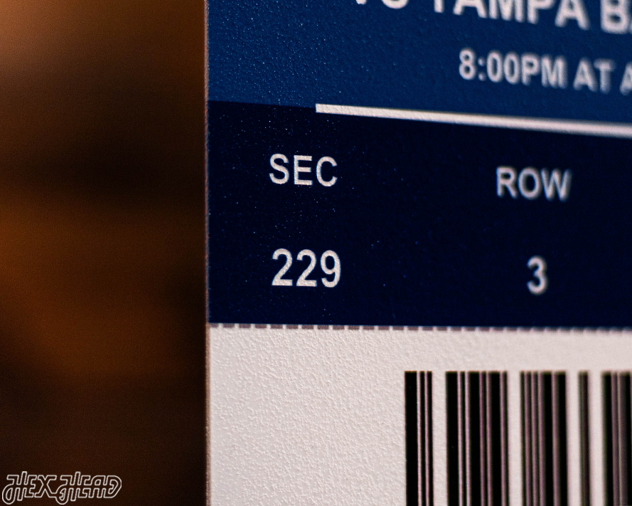 Tampa Bay Lightning 2021 Stanley Cup Ticket Stub Single Layer Metal Wall Art