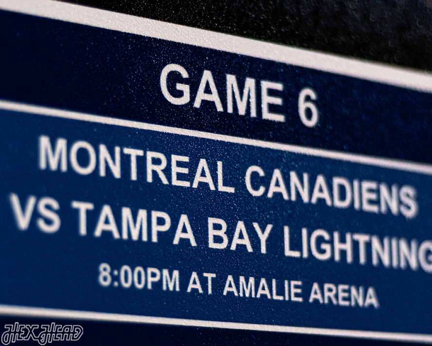 Tampa Bay Lightning 2021 Stanley Cup Ticket Stub Single Layer Metal Wall Art