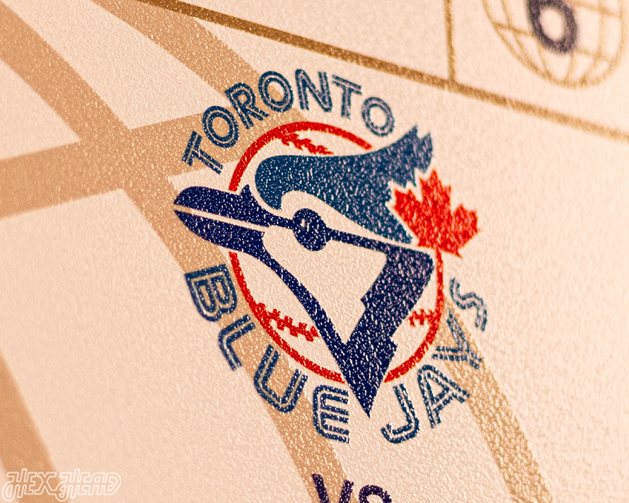 Toronto Blue Jays 1992 World Series Ticket Stub Single Layer Metal Wall Art