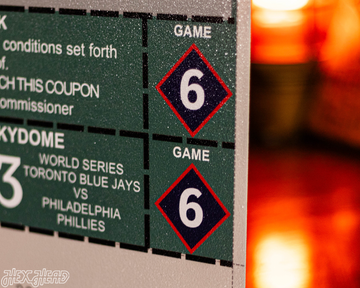Toronto Blue Jays 1993 World Series Ticket Stub Single Layer Metal Wall Art