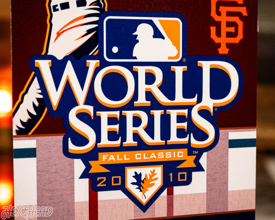 San Francisco Giants 2010 World Series Ticket Stub Single Layer Metal Wall Art