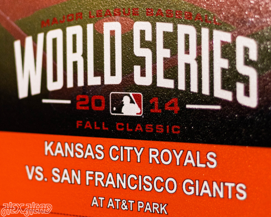 San Francisco Giants 2014 World Series Ticket Stub Single Layer Metal Wall Art