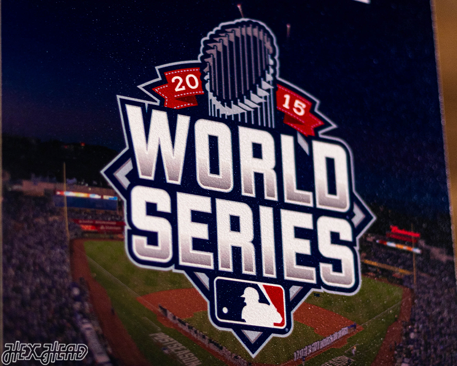 Kansas City Royals 2015 World Series Ticket Stub Single Layer Metal Wall Art
