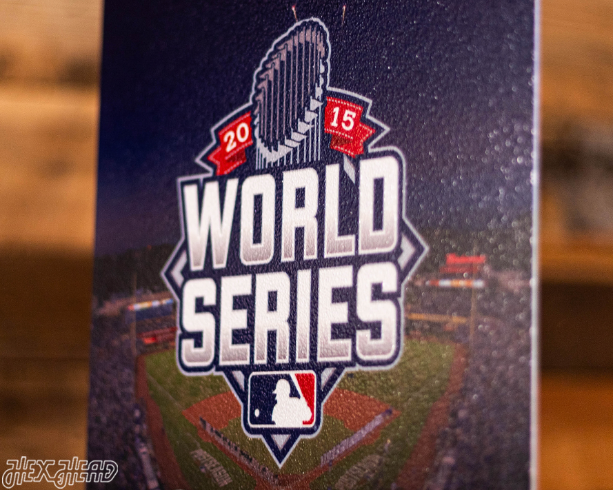 Kansas City Royals 2015 World Series Ticket Stub Single Layer Metal Wall Art