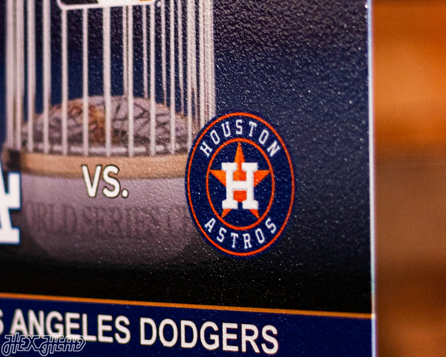 Houston Astros 2017 World Series Ticket Stub Single Layer Metal Wall Art