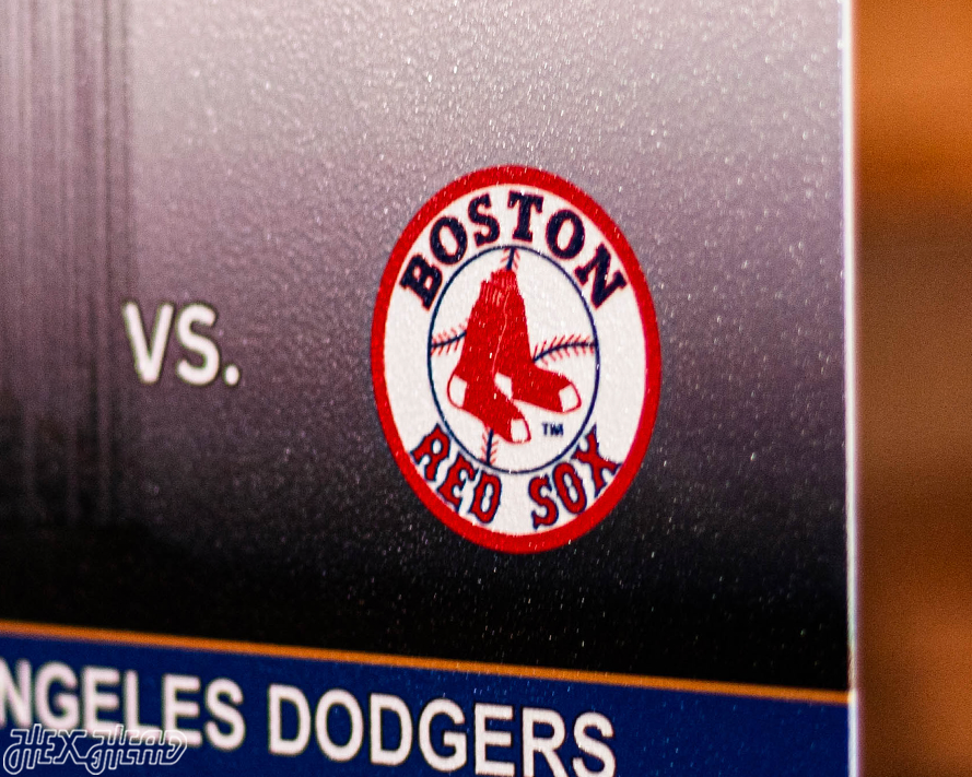 Boston Red Sox 2018 World Series Ticket Stub Single Layer Metal Wall Art