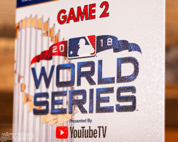 Boston Red Sox 2018 World Series Ticket Stub Single Layer Metal Wall Art