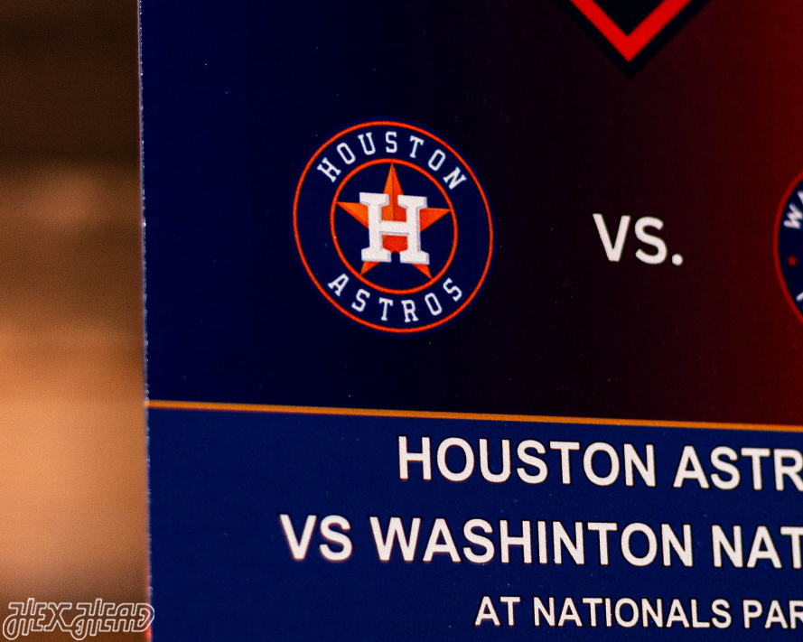 Washington Nationals 2019 World Series Ticket Stub Single Layer Metal Wall Art