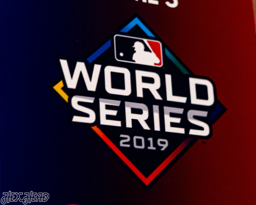 Washington Nationals 2019 World Series Ticket Stub Single Layer Metal Wall Art