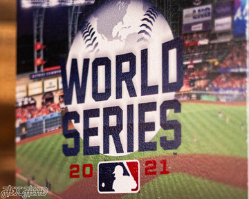 Atlanta Braves 2021 World Series Ticket Stub Single Layer Metal Wall Art