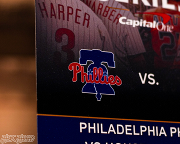 Houston Astros 2022 World Series Ticket Stub Single Layer Metal Wall Art