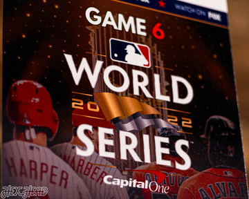 Houston Astros 2022 World Series Ticket Stub Single Layer Metal Wall Art