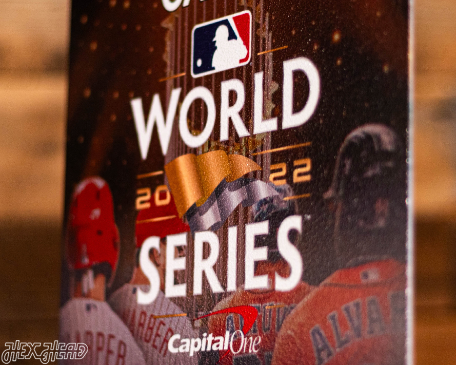 Houston Astros 2022 World Series Ticket Stub Single Layer Metal Wall Art