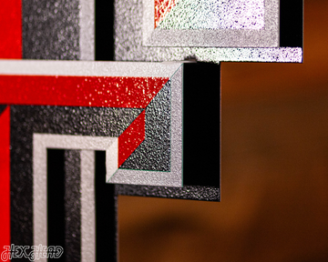 Texas Tech Red Raiders "DOUBLE T" 3D Vintage Metal Wall Art