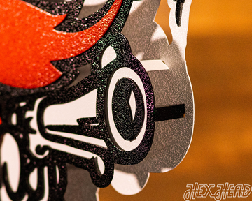 Texas Tech "RAIDER RED" 3D Vintage Metal Wall Art