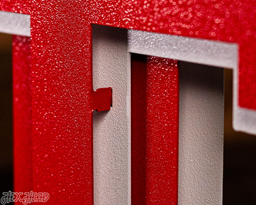 Texas Tech Red Raiders "DOUBLE T" 3D Metal Wall Art