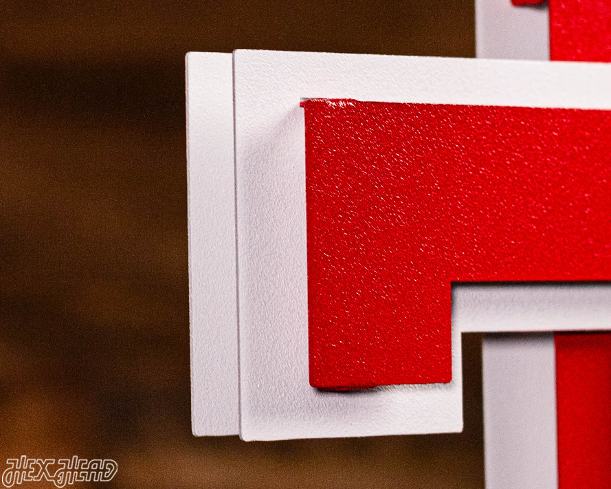 Texas Tech Red Raiders "DOUBLE T" 3D Metal Wall Art