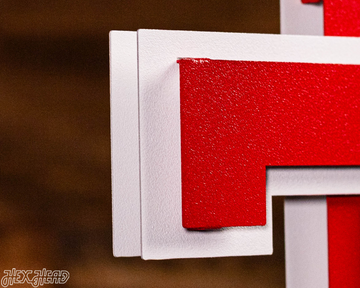 Texas Tech Red Raiders "DOUBLE T" 3D Metal Wall Art
