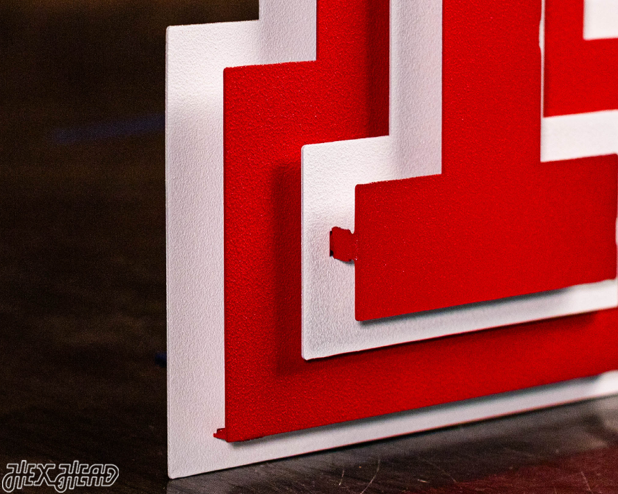 Texas Tech Red Raiders "DOUBLE T" 3D Metal Wall Art