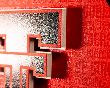 Texas Tech CRAFT SERIES 3D Embossed Metal Wall Art
