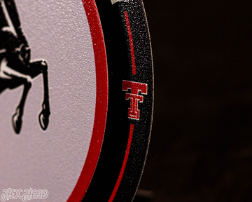Texas Tech Red Raiders "Double Play" On the Shelf or on the Wall Art
