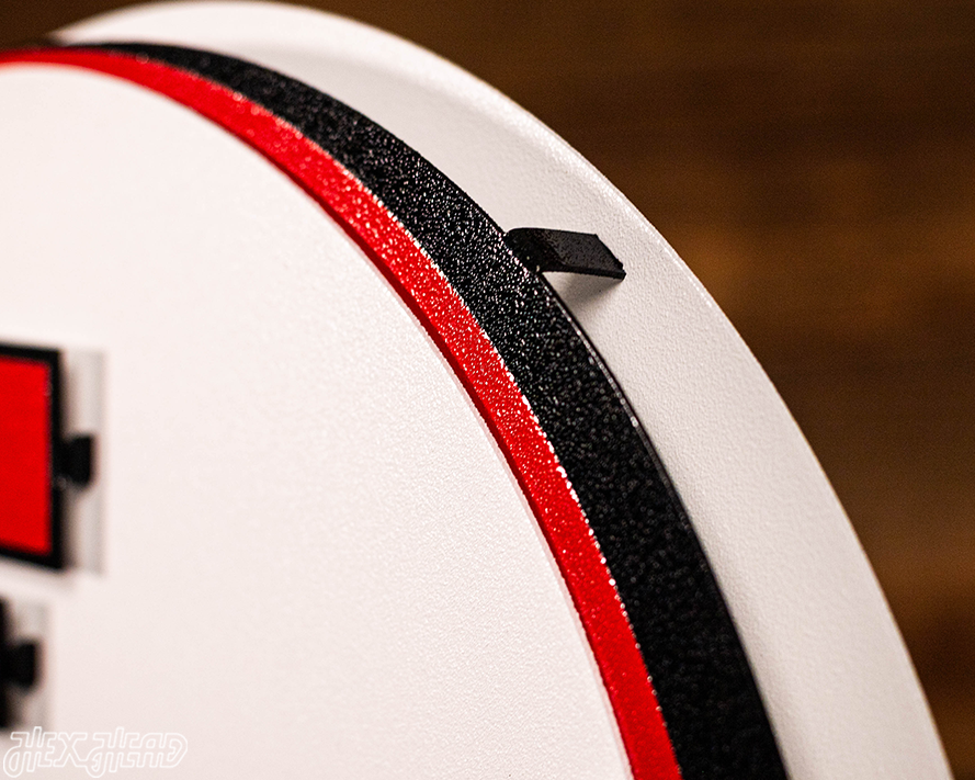 Texas Tech Red Raiders BLITZ COLLECTION - 8 LAYER Helmet 3D Metal Wall Art