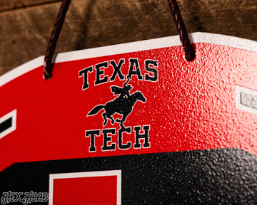 Texas Tech Red Raiders Personalized Monogram Metal Art