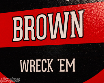 Texas Tech Red Raiders Personalized Monogram Metal Art