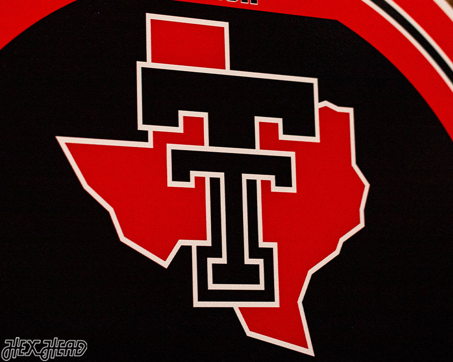 Texas Tech Red Raiders Personalized Monogram Metal Art