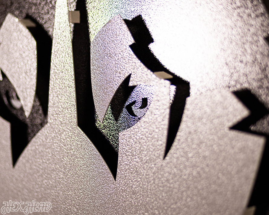 MONOCHROME - Connecticut UCONN Huskies Mascot 3D Metal Wall Art