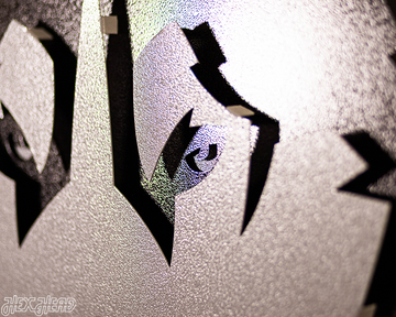 MONOCHROME - Connecticut UCONN Huskies Mascot 3D Metal Wall Art