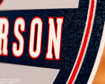 Connecticut UCONN Huskies Personalized Monogram Metal Art