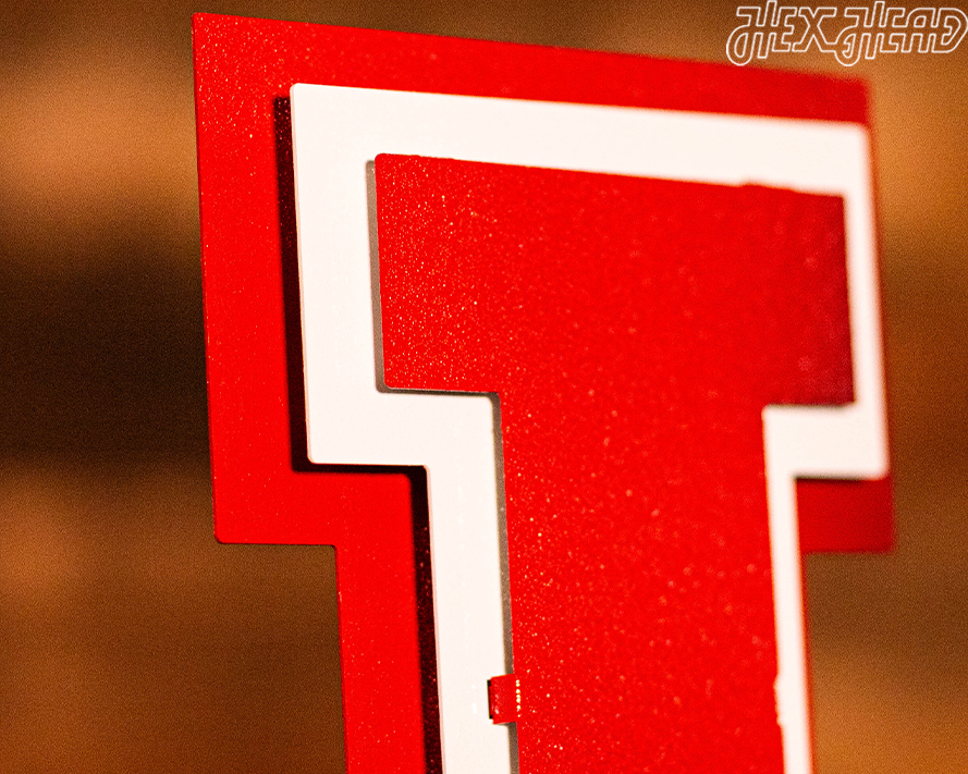 Houston Cougars Interlocking "UH" 3D Metal Wall Art